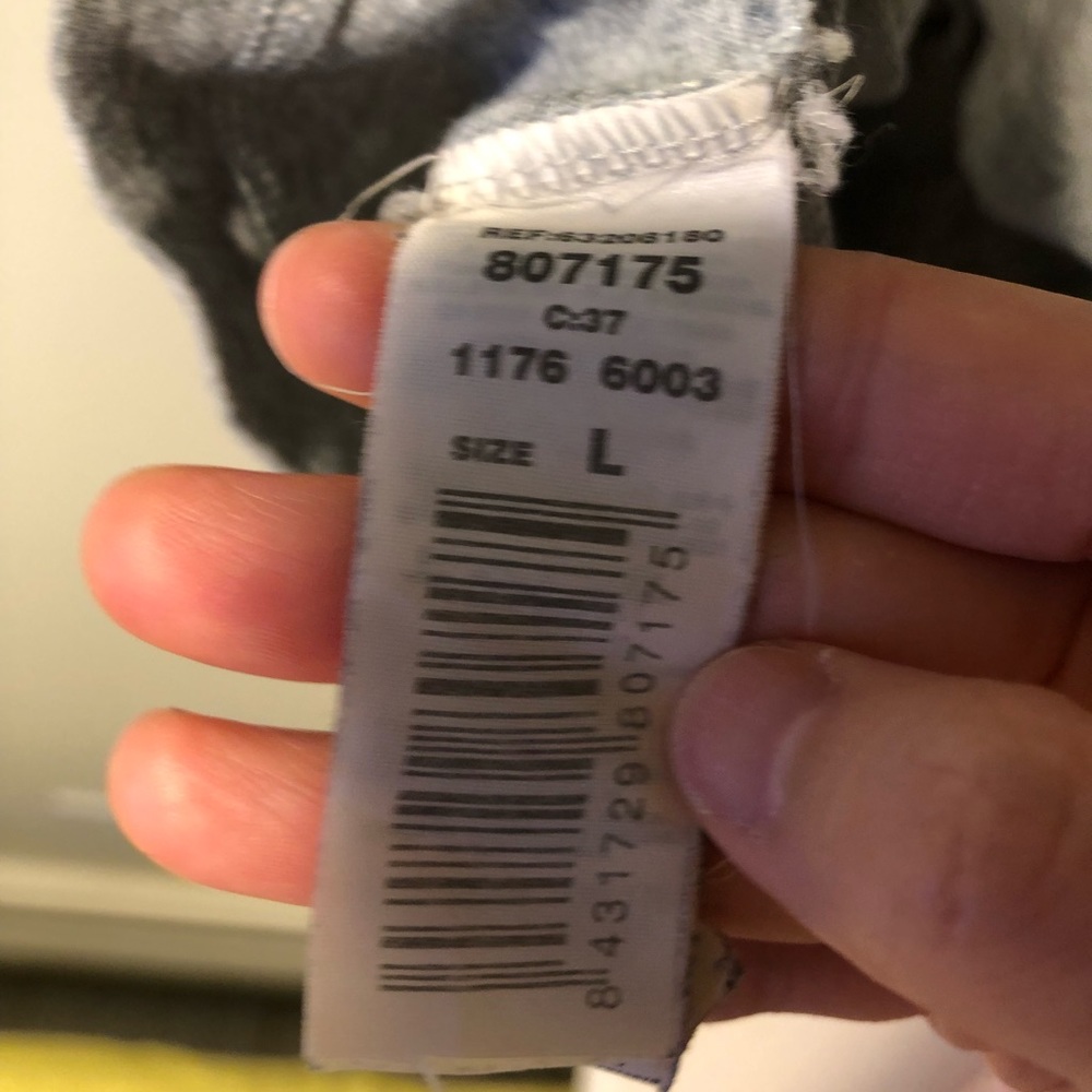 Medium Mango Gray Shirt 100% Cotton Basic - image 5